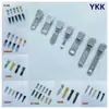 Zíper YKK Não. Zíper de metal com 5 dentes e cabeça de zíper automática quadrada para carcela de roupas e botas