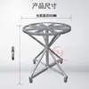 Mesa Giratoria de Pintura en Spray de 360 Grados, Mesa de Empaque Rápido, Estante para Pintar Muebles, Plato Giratorio Elevable y Plegable