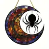 Decoración Halloween Araña Calabaza Calavera Fantasma Acrílico Transfronteriza 20cm Colgante Porche Exterior Patio