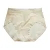 Ropa interior fina simple de seda de hielo de cintura media para mujer, linda, a la moda, para chica, sexy, nueva, que contrae el abdomen, sin costuras, para mujer