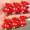 Grampo de Cabelo Desenho Animado Fofo de Natal Menina Doce Vestido de Festa Franja Cabelo Quebrado Clipe Lateral Acessórios de Cabelo para Estudante Adorno de Cabeça