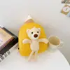Bolsa infantil de oso de dibujos animados de moda Linda mini mochila casual para bebé de jardín de infantes Mochila moderna para niñas