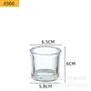 Copo para Vela de Aromaterapia, Porta-Vela de Vidro Transparente e Simples, Copo para Vela Caseiro, Copo Vazio, Recipiente para Vela Doméstico, Ornamento Decorativo