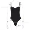 Exclusivamente para Ventas Transfronterizas, Novedad Verano 2025 Estilo Europeo y Americano Estilo Chica Picante Body Camisola, Corte Ajustado, Adecuado para Usar Tanto por Dentro como por Fuera, Ropa de Mujer