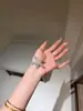 Pinza para el pelo de estrella de mar con diamantes brillantes de estilo coreano, nuevo, elegante, de lujo ligero, pinza de pico de pato versátil y exquisita, accesorio para el pelo lateral para mujer