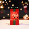 Bestseller transfronterizo: Luz estrella creativa de casa de Santa Claus, luz decorativa festiva de cabaña brillante para mesa