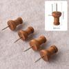 Creativas Tachuelas Cuadradas Pequeñas Tachuelas de Madera Alfileres de Empuje Alfileres para Mensajes de Tablero de Corcho Alfileres Educativos para Pared de Fotos Juego en Caja