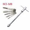 Ferramentas de Hardware M3-M8 Chave de Macho Catraca M5-M12 Macho Estendido Rosqueamento para Frente e para Trás com Tipo Catraca