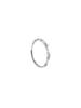 Anillo de Espina Chapado en Plata de Ley 925 para Mujer Simple Personalizado Diseño de Nicho Ins Estilo Dulce Apertura Ajustable