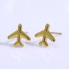 Aretes pequeños japoneses y coreanos dulces elegantes simples de botón elegantes lindos aretes de garra de gato nuevos aretes modernos femeninos que combinan con todo