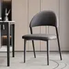 Taburete con respaldo de lujo ligero, silla de comedor simple y moderna, mesa y silla de restaurante estilo italiano, silla cómoda para reuniones en casa/hotel, metal