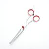 Tesoura para Pet 6 polegadas Tesoura Profissional para Corte de Pelo de Cachorro, Tesoura Curva para Aparar, Tesoura Adelgaçante para Gato, Tesoura para Tosquia de Pet