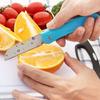 Cuchillo de regalo color caramelo mango de plástico cuchillo plegable para fruta portátil afilado acero inoxidable cuchillo plegable Pelador