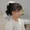 Pinza para el pelo con lazo de cinta dulce para mujer 2025 Nuevo estilo Pinza para el pelo en la parte posterior de la cabeza Pinza de pico de pato Pinza para recogido a medias Tocado
