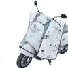 Parabrisas Impermeable para Vehículo Eléctrico Doble Capa Transparente Película Impermeable a la Lluvia Protección Solar Alta Definición Protector Frontal a Prueba de Viento para Motocicleta Universal para Todas las Estaciones