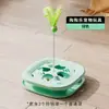 Taotao Le Auto-Entretenimiento Gato Descompresión Burlarse del Gato Pluma Campana Juguete Educativo para Gatos Plato de Juego Palo para Burlarse del Gato Secado Rápido
