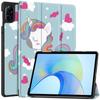 Capa de Couro Lisa para HONOR Pad X9 Glory X8 Pro 11.5 Polegadas Capa de Couro Lisa Tri-Fold