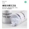 Cotonete de limpeza com cabeça longa para cílios postiços, cotonete de algodão nano, cotonete de remoção de cílios, cotonete de limpeza, maquiagem para tatuagem de cílios