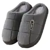 2025 Nuevas Pantuflas de Algodón para Hombre Tallas Grandes Pantuflas de Algodón de Invierno para Hombre Pantuflas Cálidas con Suela Gruesa y Pelo 45 46 47 48