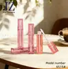 Tubos de Brillo de Labios Completamente Transparentes Jinze para Pedidos Tubo de Plástico Vacío Materiales de Empaque
