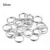 200 Piezas/Paquete Anillas de Salto de Múltiples Bucles Joyería Hecha a Mano DIY Accesorios para Pendientes Anillos de Hierro de Doble Capa Anillos de Conexión 5-14 mm