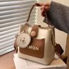 Bolsa de Mão Feminina Fashion 2026 Nova Primavera Cor de Bloco Mais Vendida Bolsa de Ombro Único Transversal para o Dia a Dia Bolsa Saco