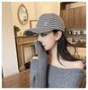 2023 otoño e invierno nuevo protector solar protección solar moda para mujer M gorra de béisbol estándar casual cara delgada gorra con visera