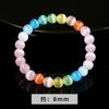 Jingde Jewelry Pulsera de Piedra Ojo de Gato de Colores Dulces para Mujer Moda Pulsera Redonda de Perlas Ojo de Gato en Stock Una Pieza Dropshipping