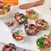 Mini Colgante de Olla Caliente Artificial Modelo Miniatura de Pato Mandarín para Olla Caliente Juguete Colgante Creativo Pequeño Regalo Promocional para Restaurante de Olla Caliente