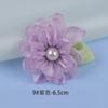 4-10cm fábrica em estoque camélia borda queimada flor chapelaria tecido flor feita à mão acessórios flor de tecido acessórios DIY broche