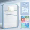 Bolsa Classificadora de Assuntos em L, Bolsa para Documentos de Malha Transparente com Zíper, Abertura Grande, Bolsa Portátil para Estudantes para Provas