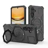 Funda Protectora con Anillo de 360 Grados Adecuada para Samsung A55-J-20 Carcasa Magnética Anticaídas para Samsung A55