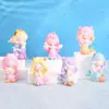 Figura de arte criativa e moderna em caixa surpresa para decoração de painel de carro, decoração de casa, presente de aniversário