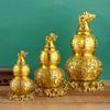 Tortuga de Nueve Colas Calabaza Tianyi Adorno de Latón Fortuna y Prosperidad Artesanía para el Hogar Exhibición de Sala de Estar Escritorio de Oficina Decoración de Cobre