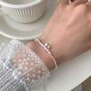 Pulsera de Plata Esterlina S925 Estrella de Mar Concha Perla Plata Rota para Mujer Corea del Sur Alta Gama Fresca Pequeña Pulsera Libro Rojo