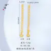 Puzuo Qiang Proteção de Cor Dourado Areia Acessórios DIY Coração Gota d'Água Estrela de Cinco Pontas Trevo de Quatro Folhas Corrente de Cauda Extensão de Corrente Versátil Simples Mulheres