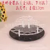 Suporte rotativo de acrílico para batons suporte transparente para batons suporte de exibição de batons em pele de cordeiro suporte de armazenamento para cosméticos e maquiagem