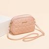 Bolsa para cámara bordada con doble cremallera 2023 Nueva bolsa al por mayor de Amazon bolsa de pu textura bolsa de amor bolsa de mensajero
