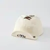Gorra de béisbol para niños, nueva moda de primavera y otoño, diseño simple de letras, sombrero para el sol para niños y niñas, gorra de béisbol casual de ala suave
