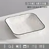 Louças e Conjuntos de Pratos de Cerâmica Personalizados para Uso Doméstico, Novo Modelo 2026, Louças Simples em Cor Sob Esmalte, Tigelas e Pratos para Casa Nova