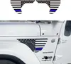 Adecuado para Jeep Wrangler Jeep Ventilación Lateral Calcomanía de Bandera Americana JL2018-2021 Gladiator
