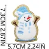 Invierno Lindo Oso Polar Toalla Parche de Tela Bordado Copo de Nieve Muñeco de Nieve Parche Pingüino Esquí Computadora Sello Bordado Planchado