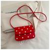 Bolso de Mano Retro de Lunares Bolso de Hombro de Moda Combinable para Mujer Primavera 2025 Nueva Llegada Bolso Cruzado Clásico de Color en Contraste