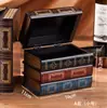 Libros Falsos Retro, Estanterías de Estilo Europeo para Estudio, Decoraciones para Sala de Estar, Decoraciones Suaves, Accesorios para Fotografía, Cajas de Libros