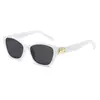 Gafas de Sol de Marco Cuadrado Negro de Alta Gama Europeas y Americanas para Mujer, de Moda Retro Celebridad de Internet Fotografía Callejera Marco Grande Aspecto Adelgazante Gafas de Sol Protectoras
