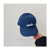 Gorra de Béisbol de Primavera Nueva Estilo Coreano con Estampado de Letras para Niños y Niñas, Protector Solar, Elegante y Versátil