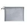 Ventas Directas de Fábrica Bolsa para Lápices de Estudiante para Exámenes Portátil Multifuncional Bolsa para Documentos Bolsa de Malla Simple Bolsa de Papelería con Cremallera Transparente