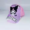 Boné de beisebol com estampa de desenho animado transfronteiriço, chapéu de sol para meninos e meninas, boné com proteção solar de comércio exterior, boné de rede fina infantil para meninas