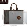 Maronte Bolso para Documentos de Cuero Crazy Horse para Hombre Bolso de Mano de Cuero Genuino Bandolera de Cuero de Vaca de Capa Superior Bolso de Mano de Negocios