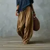 Otoño 2026 Nuevo Pantalón de Pierna Ancha Estilo Europeo y Americano TikTok Versátil Moda Femenina Elegante Harem Holgado Casual para Mujer
